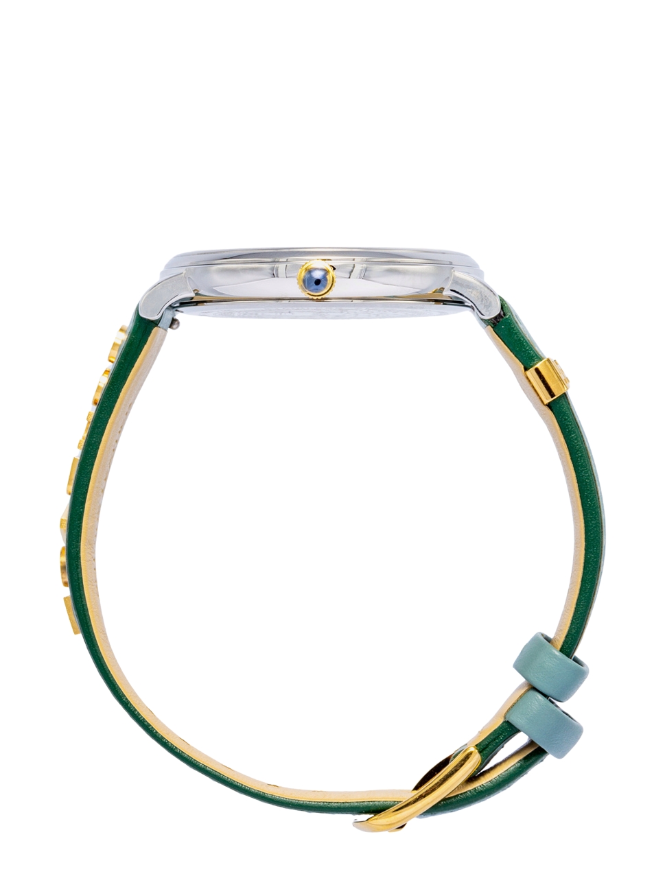 Versace Women"s V Circle Watch, VBP010017, White Green, 38mm