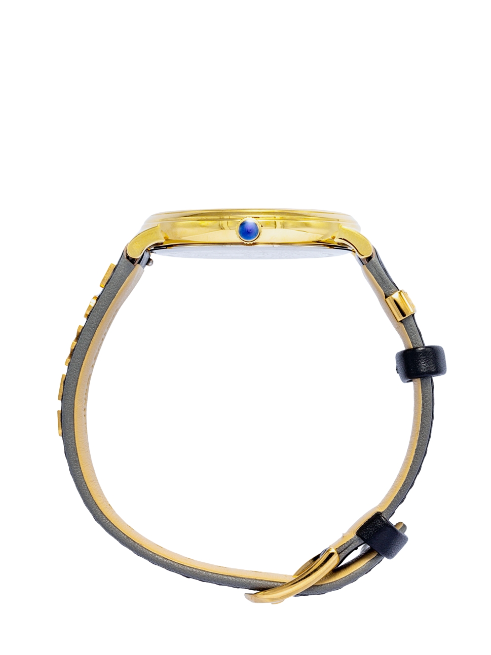 Versace Women"s V Circle Watch, VBP040017, Black Gold, 38mm