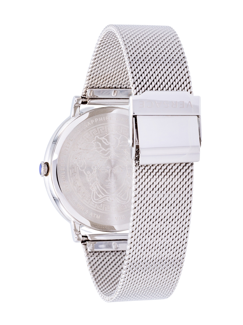 Versace Women"s V Circle Watch, VBP050017, Silver Grey, 38mm