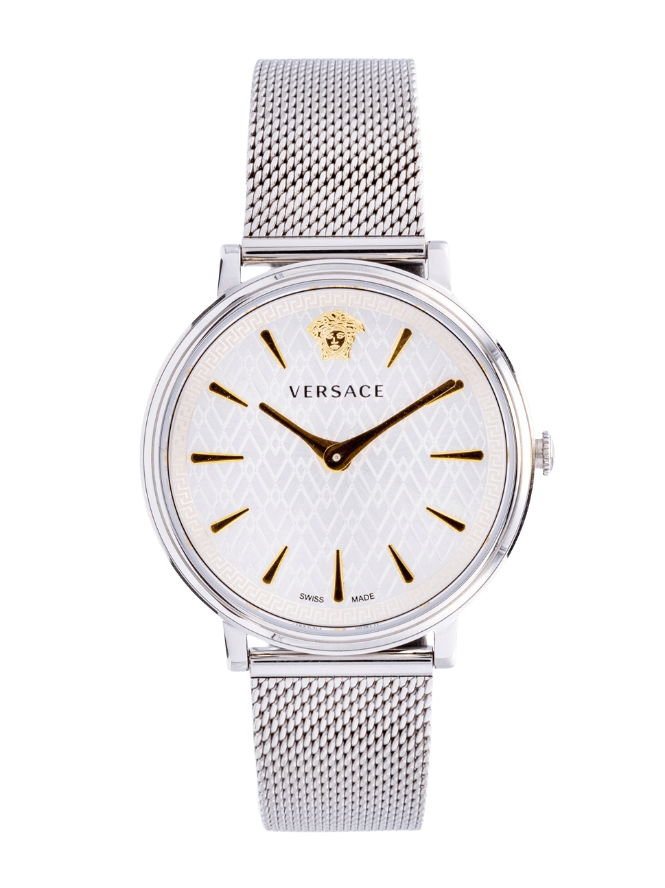 Versace Women"s V Circle Watch, VBP050017, Silver Grey, 38mm