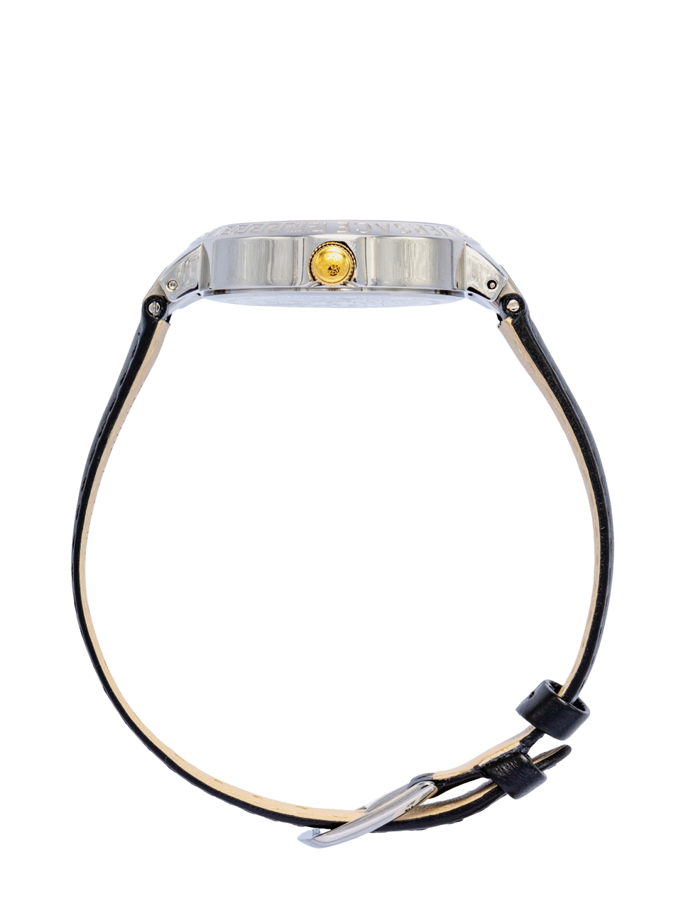 Versace Women"s V Circle Watch, VBP110017, Silver Black, 38mm