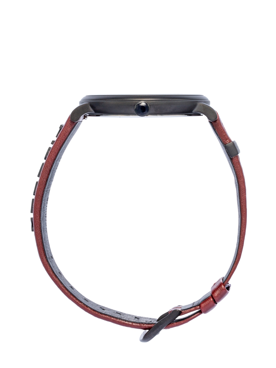 Versace Women"s V Circle Watch, VBQ040017, Black Brown, 42mm