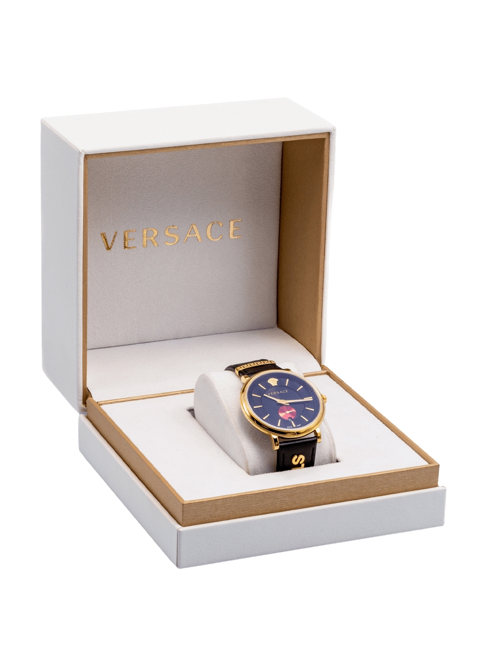 Versace Women"s V Circle Watch, VBQ050017, Black, 42mm
