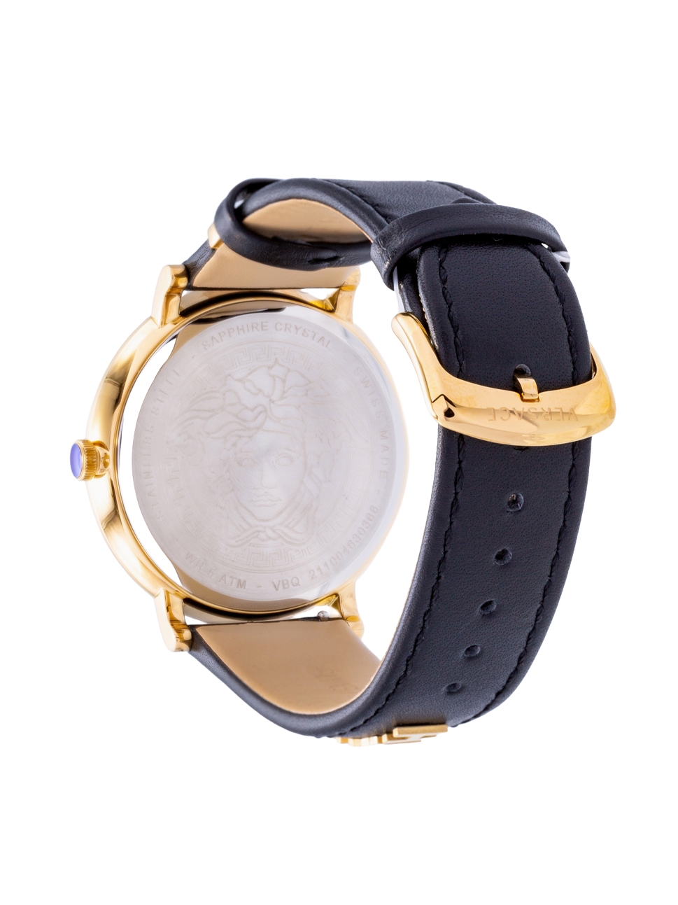 Versace Women"s V Circle Watch, VBQ050017, Black, 42mm