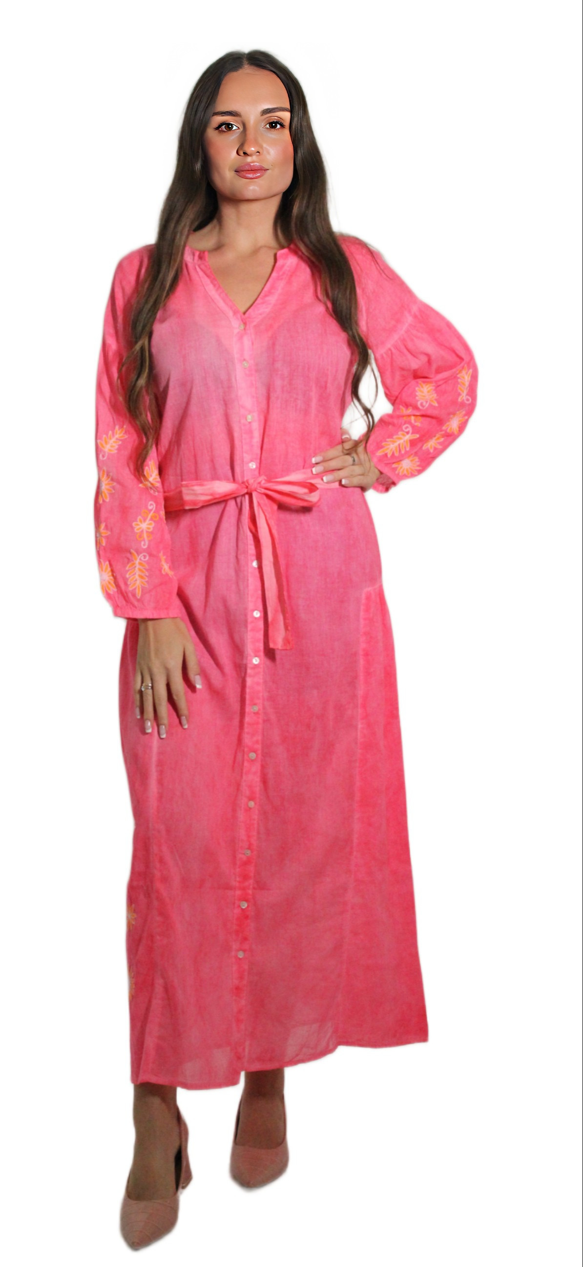 ANTIQUE DYED LONG DRESS VZG-0001 AFTERSHOCK LONDON