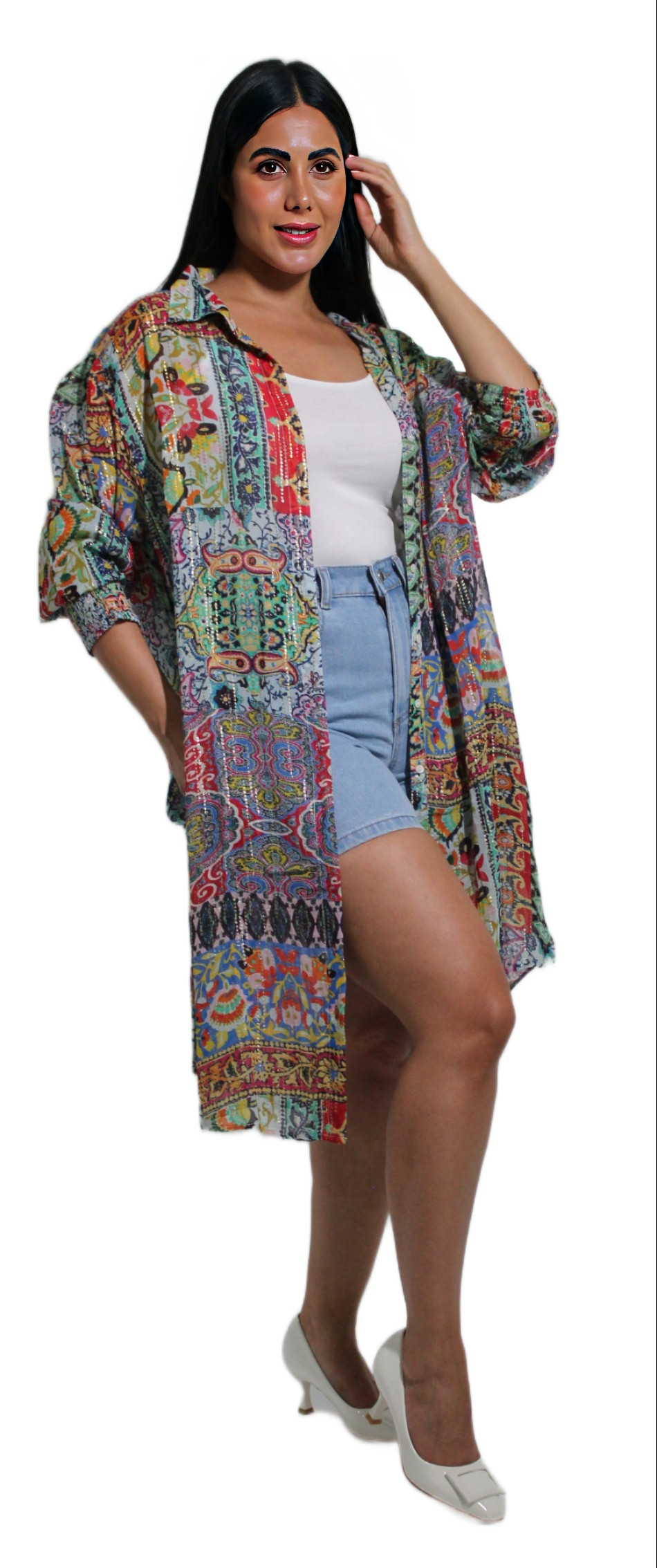 LURX PRINT SHIRT VZG-00013 AFTERSHOCK LONDON