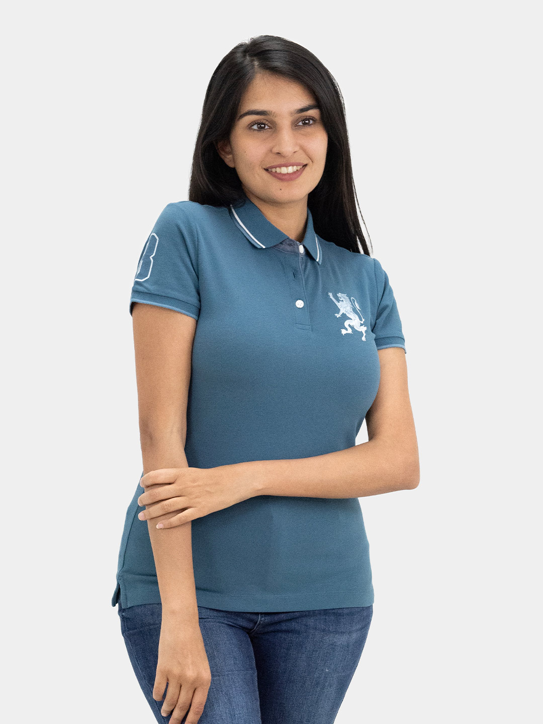 Women"s 3D Lion Polo