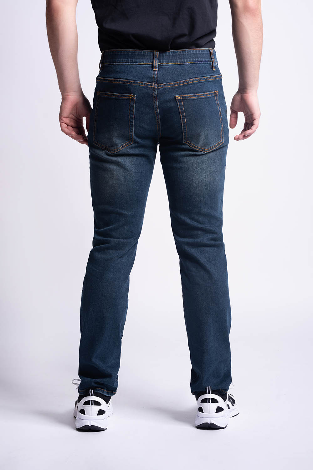 WOVEN DENIM JEANS - MEN - Dark indigo2311750137504030