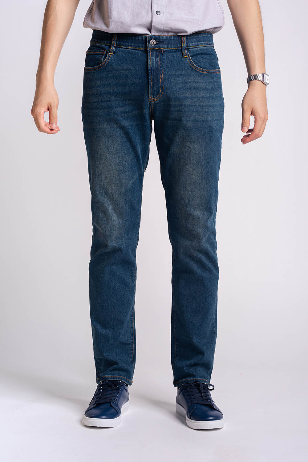 WOVEN DENIM JEANS - MEN - Indigo2311750147503030