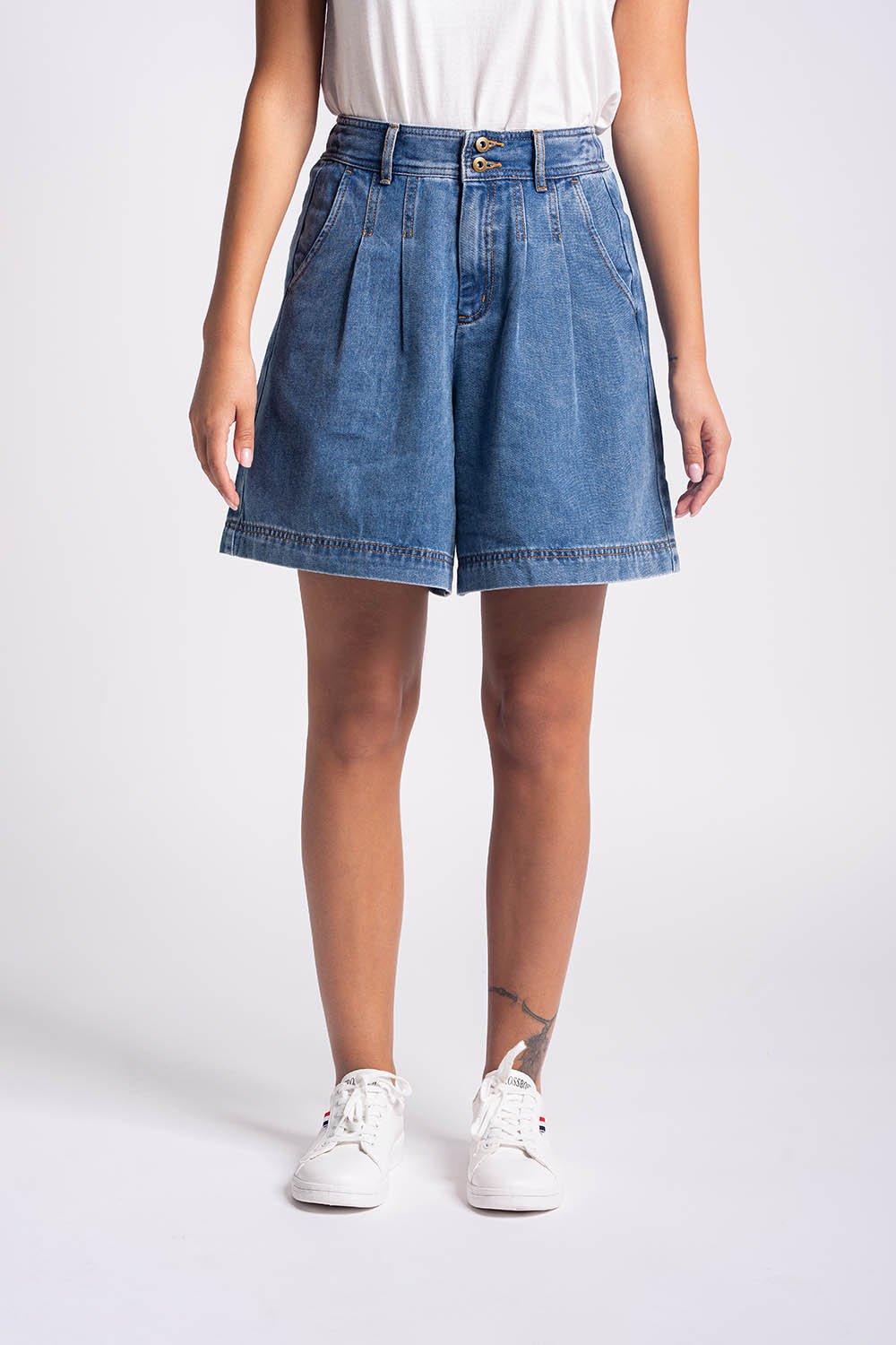 WOVEN DENIM SHORTS - LADIES2312600017503026