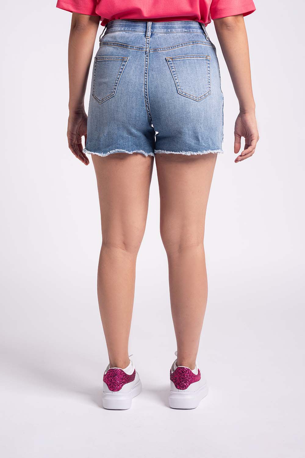 WOVEN DENIM SHORTS - LADIES2312610027501026