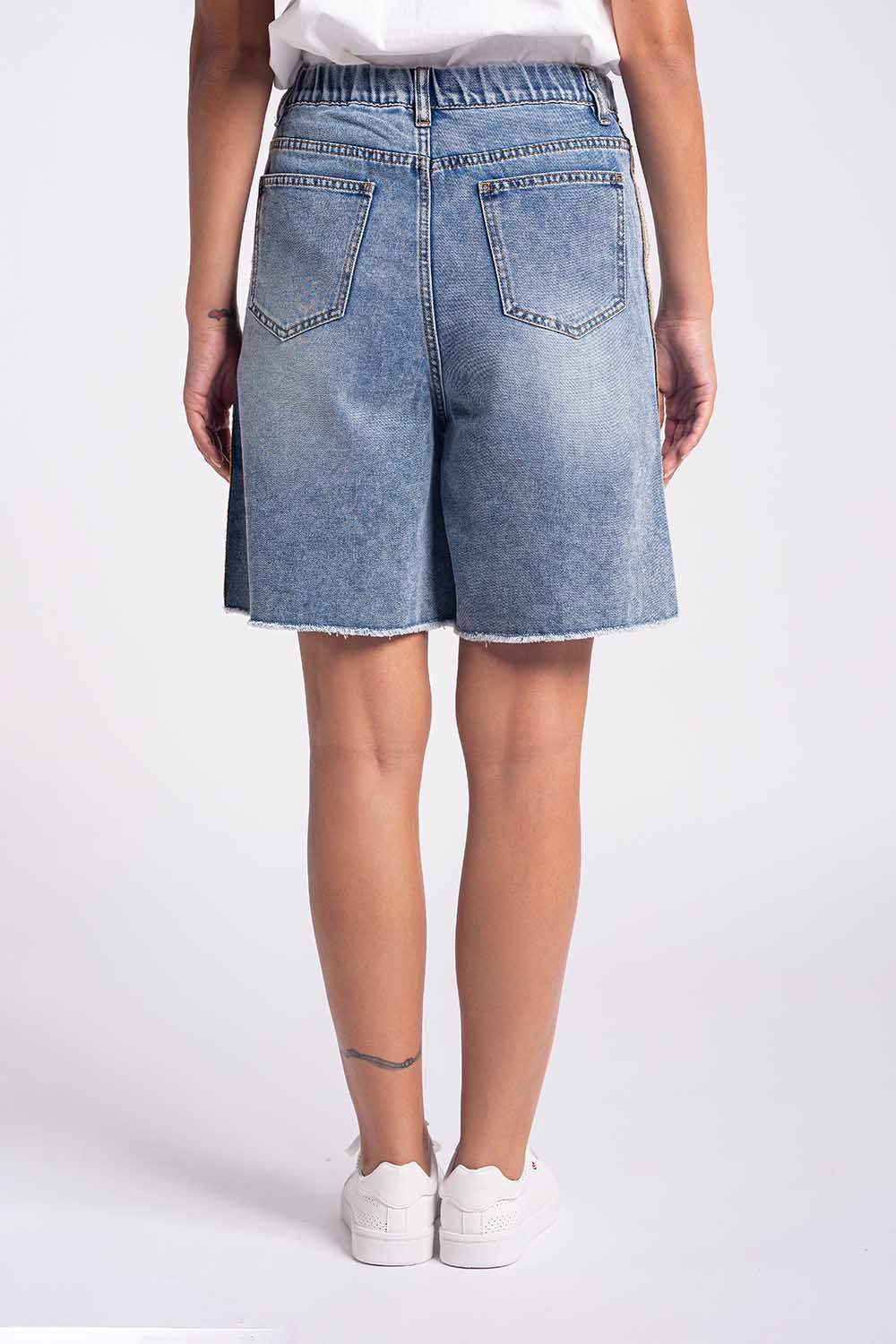 WOVEN DENIM SHORTS - LADIES2312610037501026