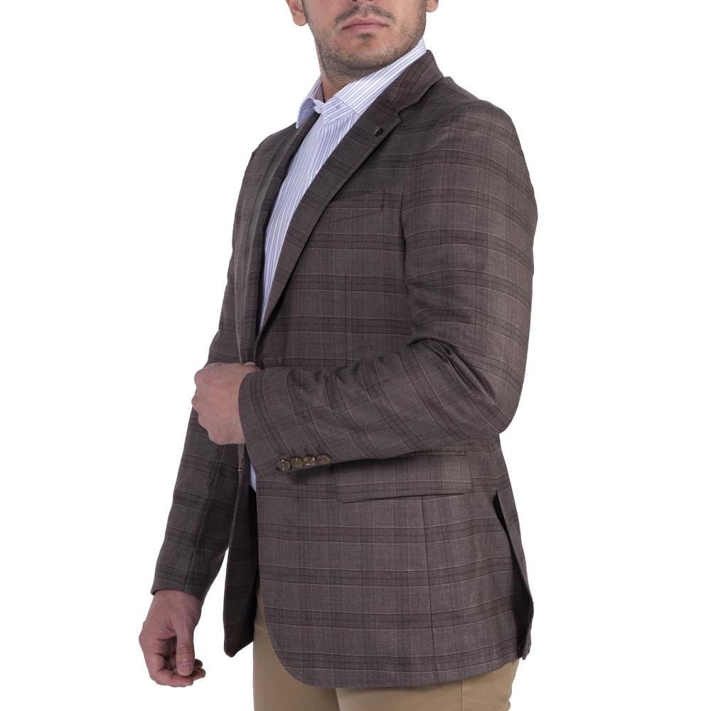 MENS BLAZER-Brown-56