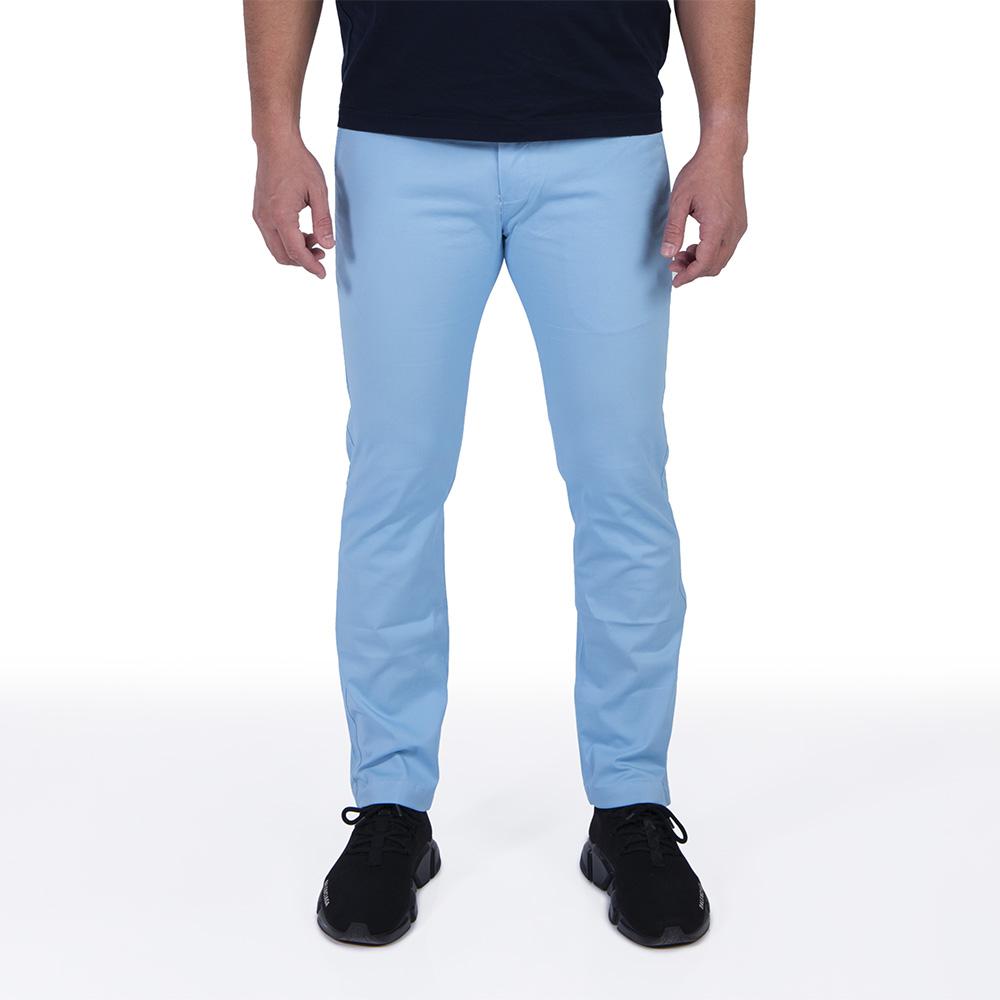 MENS CHINO TROUSERS-LIGHT BLUE-40