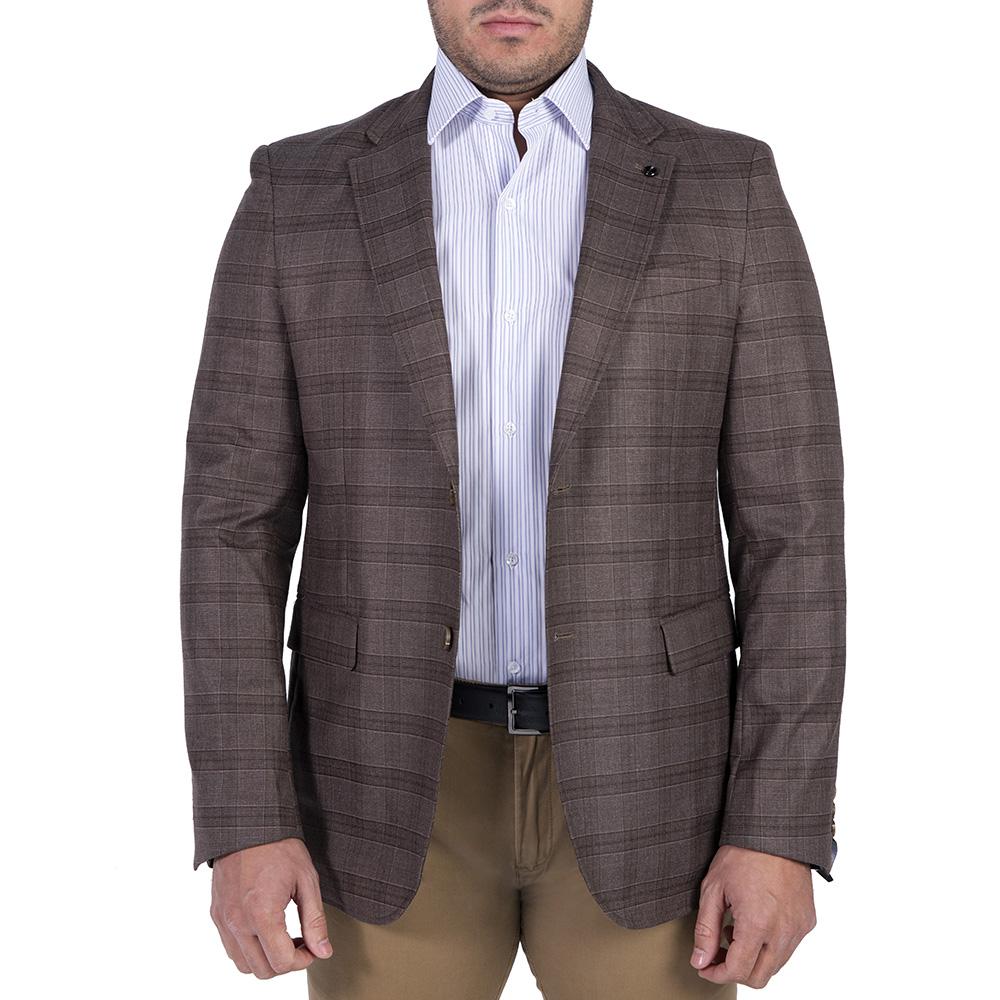 MENS BLAZER-Brown-56