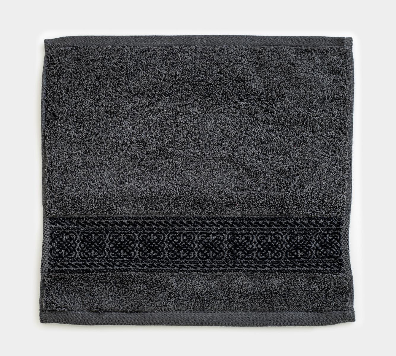 ARABESQUE WASH CLOTH 33X33CM GREY