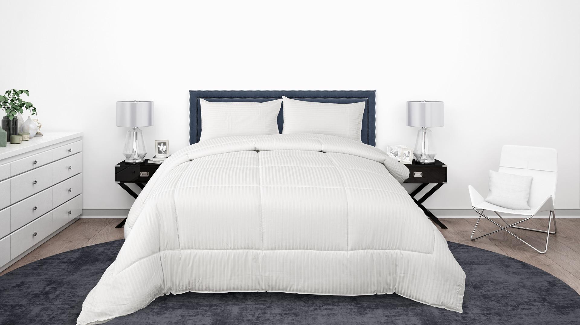 COMFORTER STRIPE 300TC KING