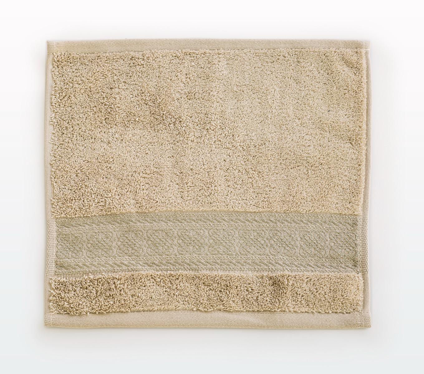 ARABESQUE WASH CLOTH 33X33CM BEIGE