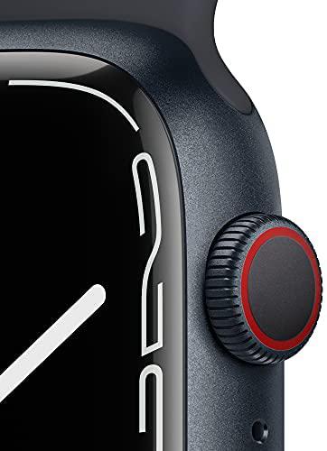 Apple Watch Series 7 (GPS, 41mm) - Midnight Aluminium Case, Midnight Sport Band