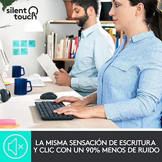 MK295 Silent Wireless Combo - Black