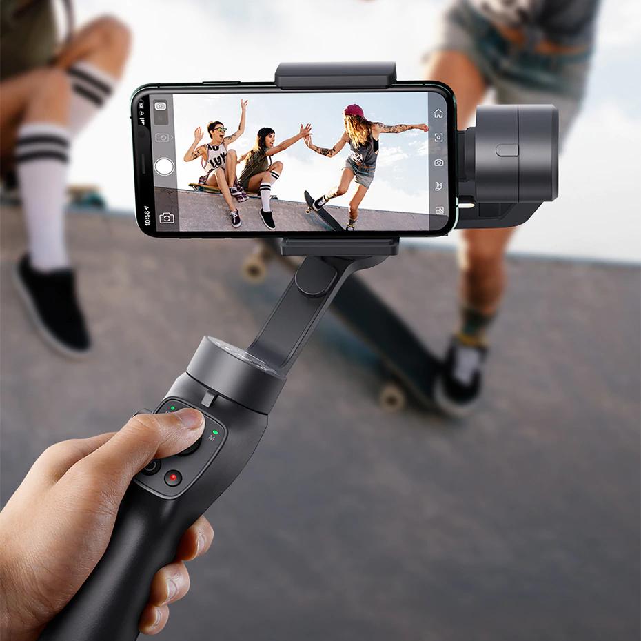 Baseus Control Smartphone Handheld Gimbal Stabilizer Grey