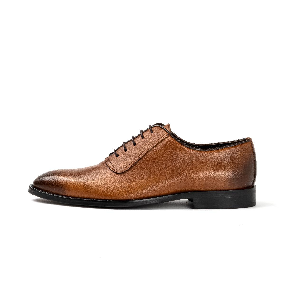 Men"s Classic Shoes- Brown Antique-44