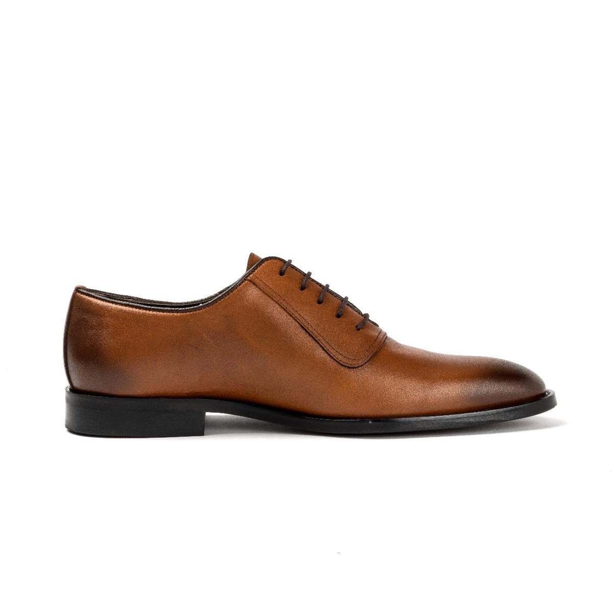 Men"s Classic Shoes- Brown Antique-44
