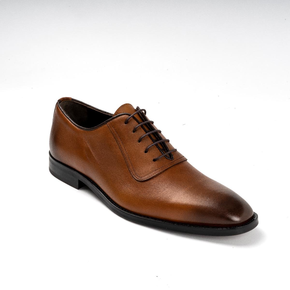 Men"s Classic Shoes- Brown Antique-42
