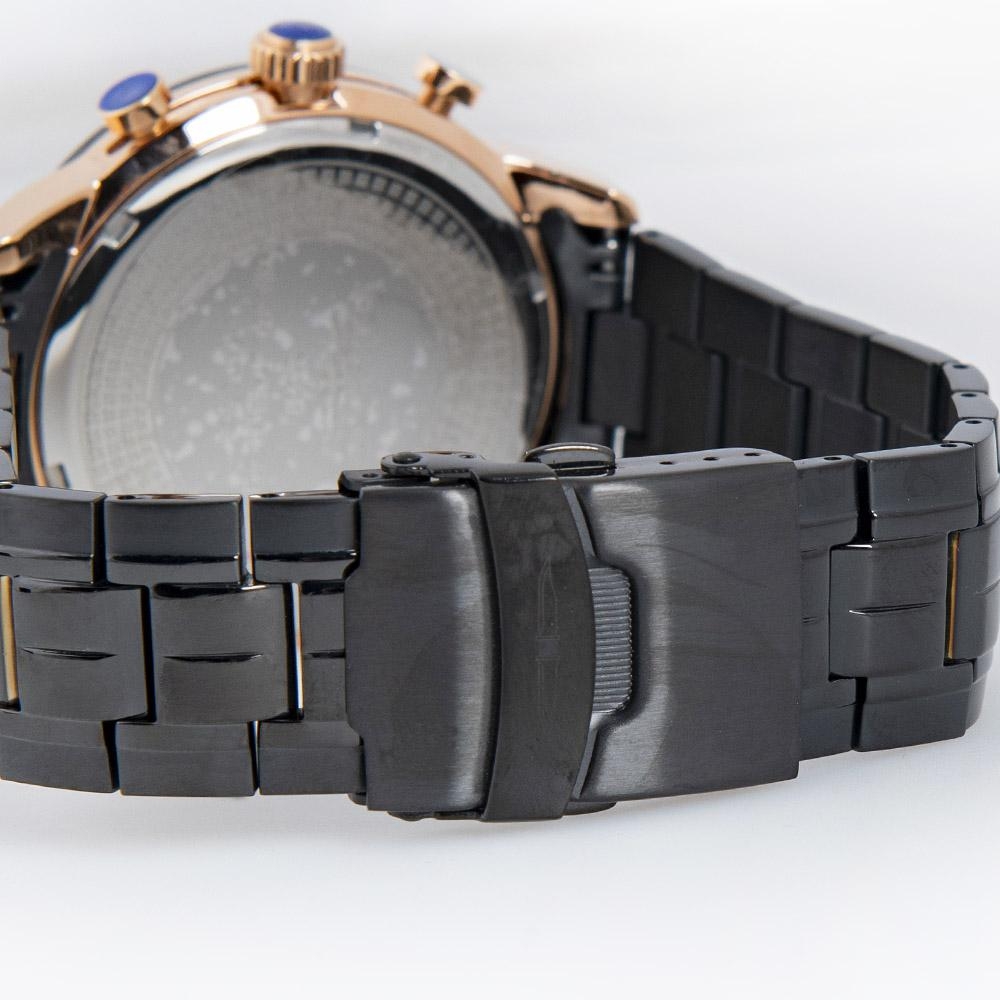 BLADE Agenda Cachet 3622G2QGA Gun Plated SS Case and Band Men"s Watch