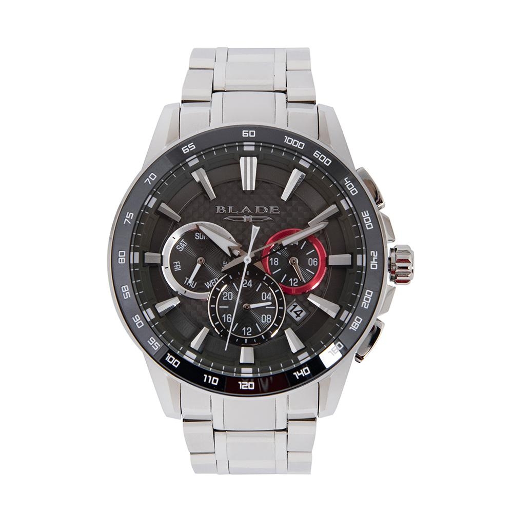 BLADE Impact SS 3566G2SNS Stainless Steel Case and Band Men"s Watch