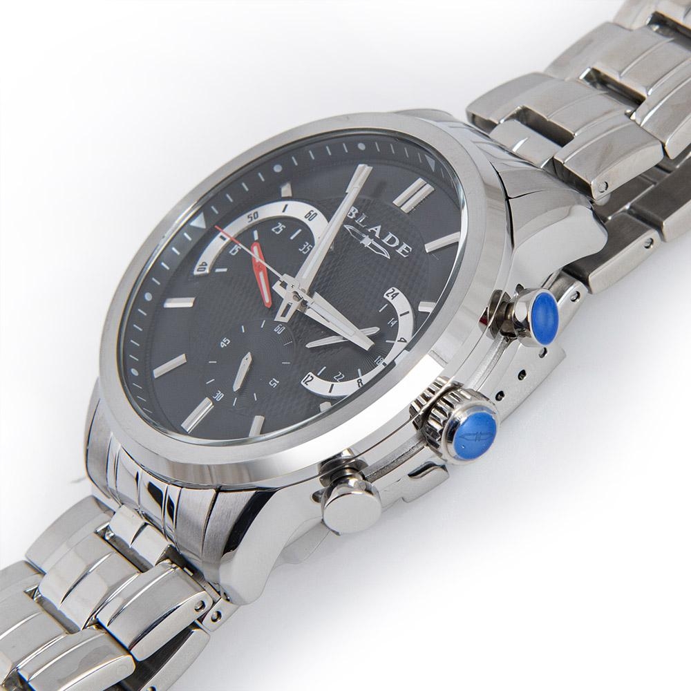 BLADE Agenda Cachet 3622G2SNS Stainless Steel Case and Band Men"s Watch