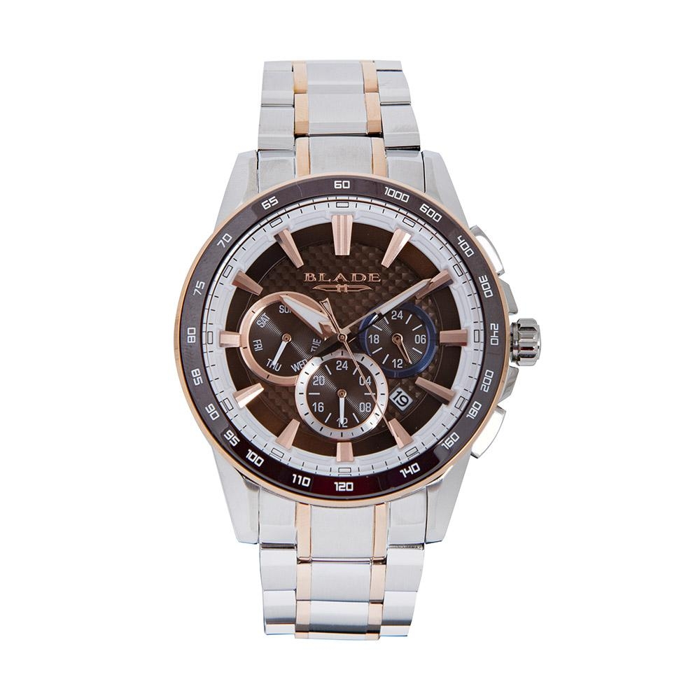 BLADE Impact SS 3566G2UOU Stainless Steel Case and Band Men"s Watch