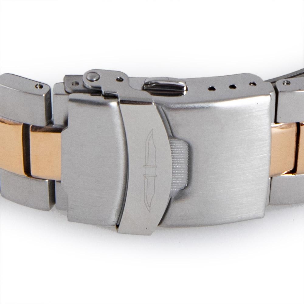 BLADE Intrepid Bronco 3589G2UBU TT Rose SS Case and Band Men"s Watch