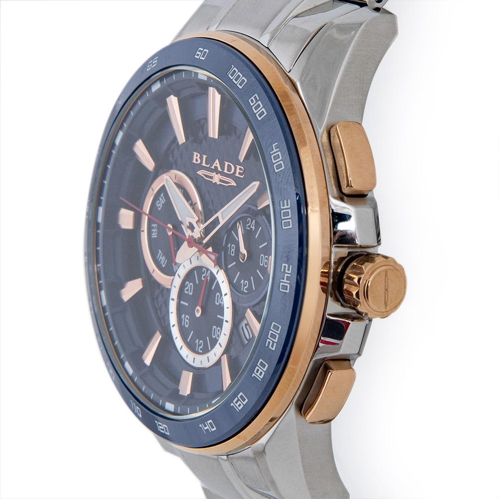 BLADE Impact SS 3566G2UBS Stainless Steel Case and Band Men"s Watch