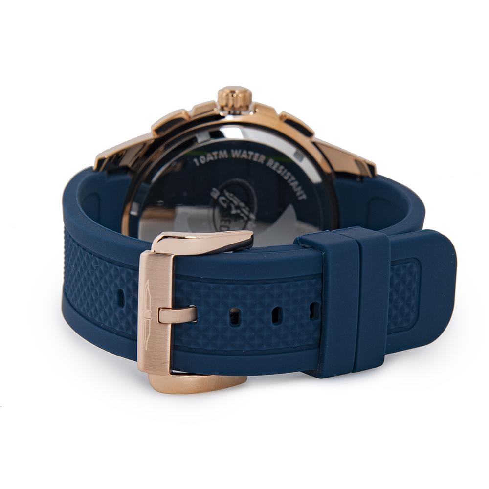 BLADE Impact 3567G5RBB SS Case Blue Silicon Strap Men"s Watch