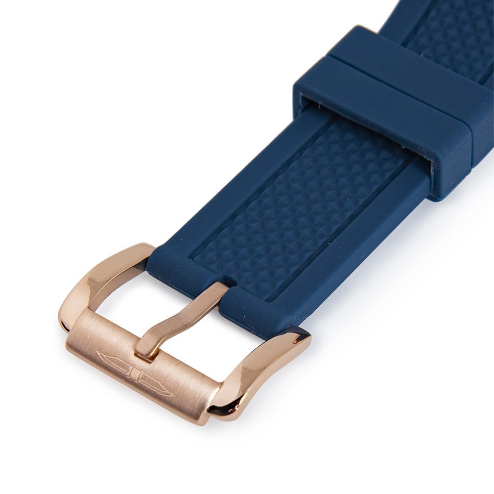 BLADE Impact 3567G5RBB SS Case Blue Silicon Strap Men"s Watch