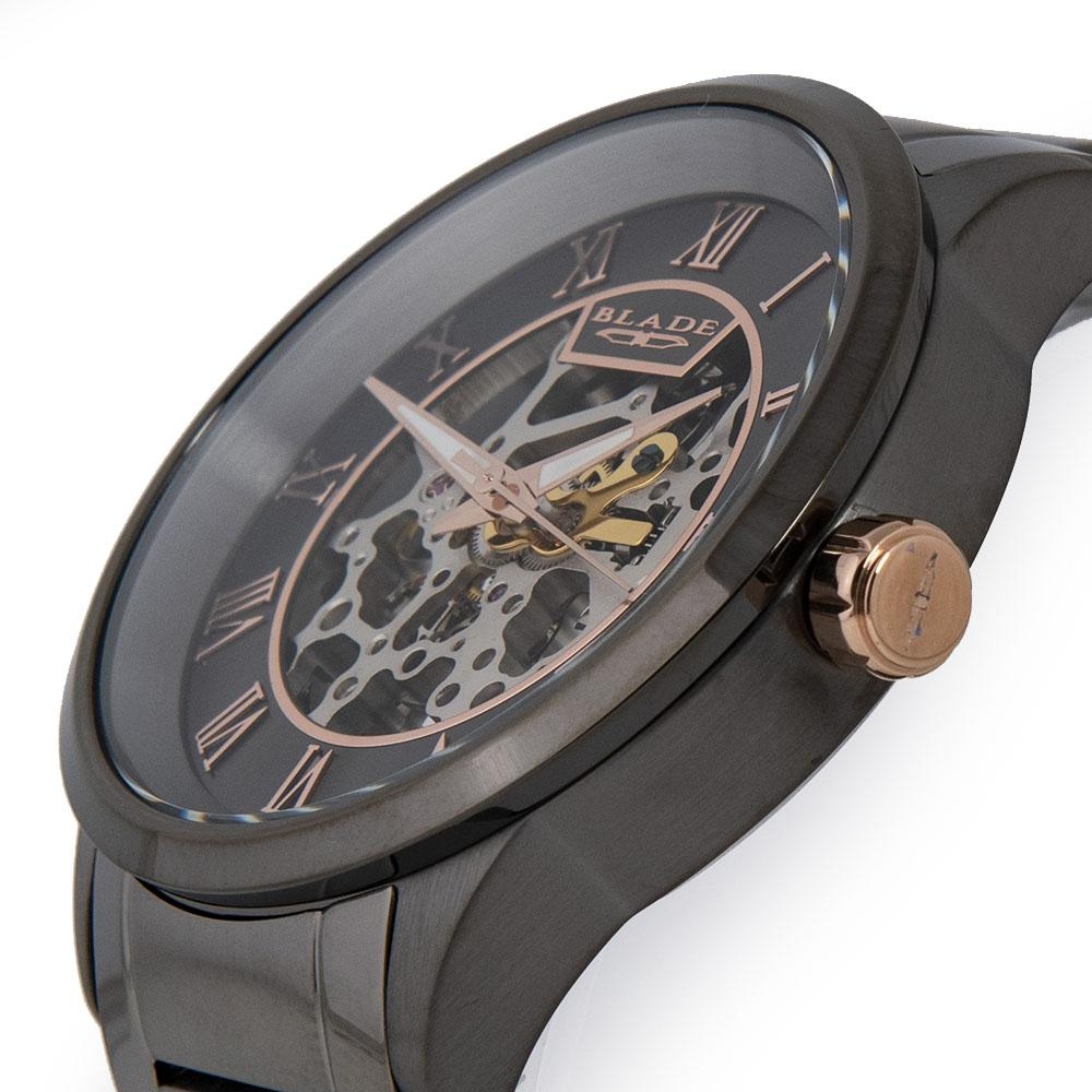 BLADE Falco Sempre SS 3604G2AGA Gun SS Case and Band Men"s Watch