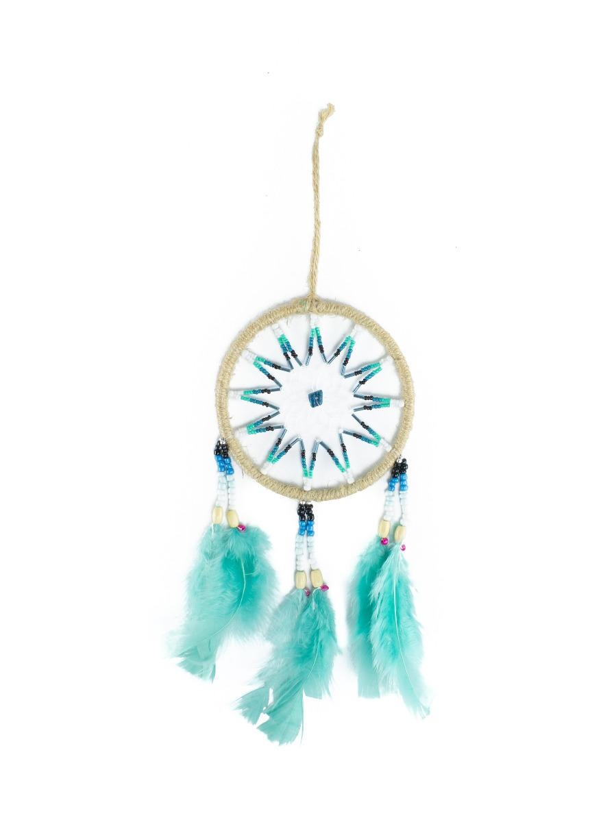 Blue Canvas Dream Catcher
