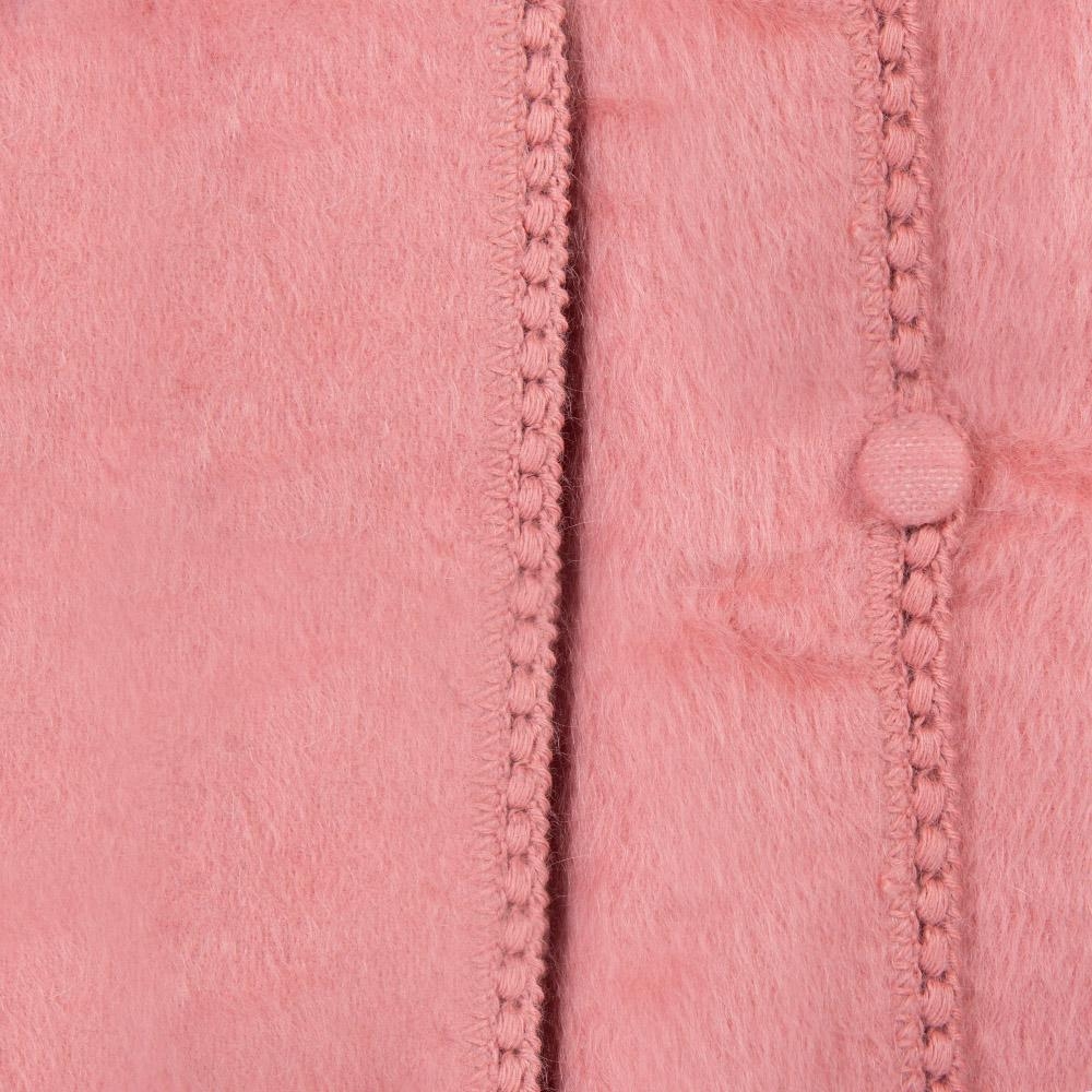 Long wool coat pink