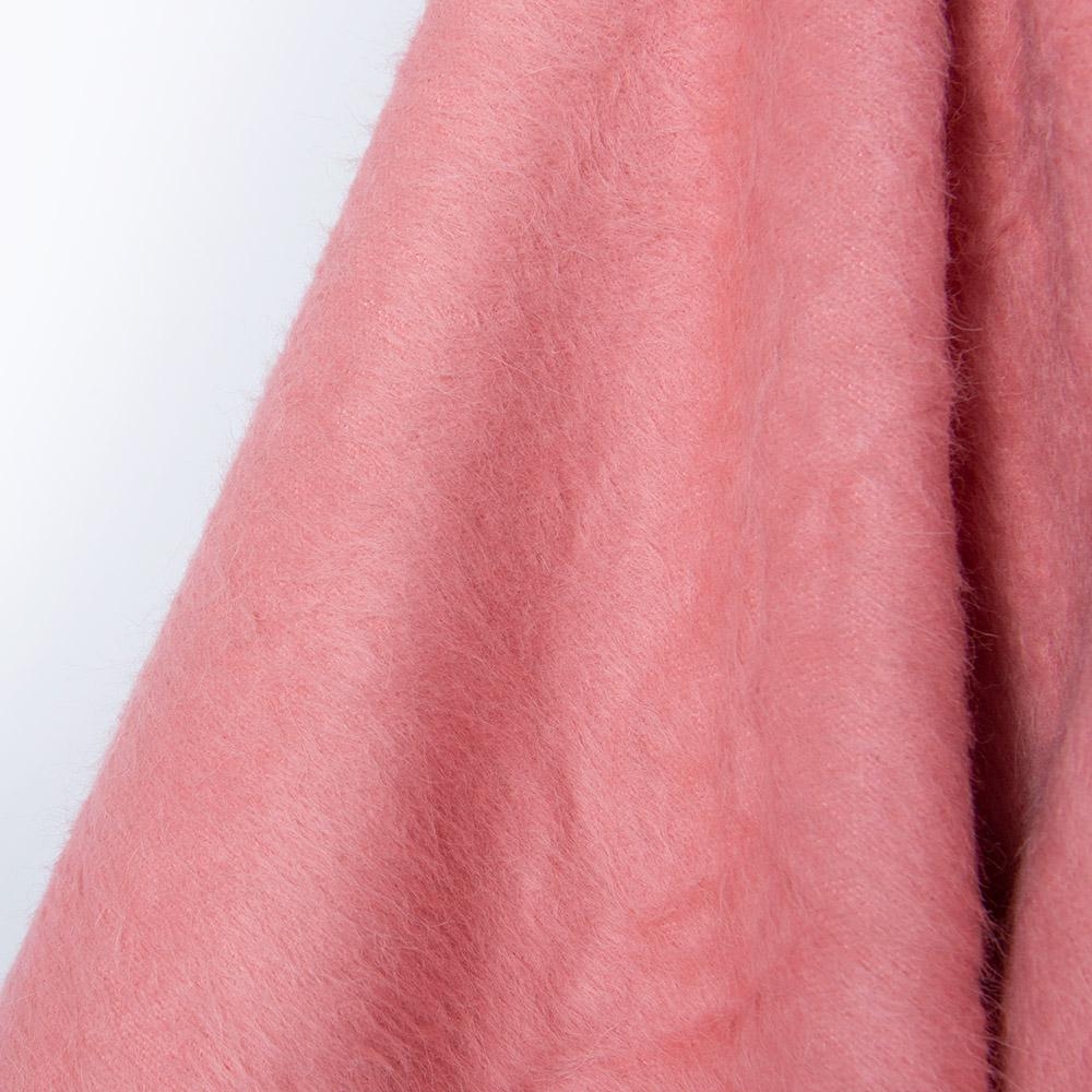 Long wool coat pink