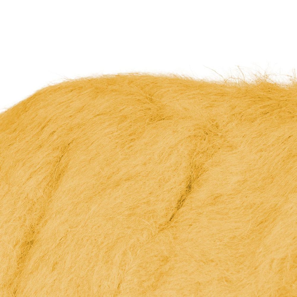 Womens beret dark yellow