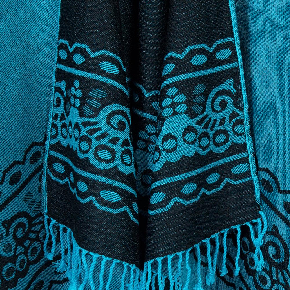 Poncho double layer green coat