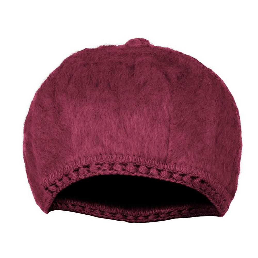 Maroon hat womens beret