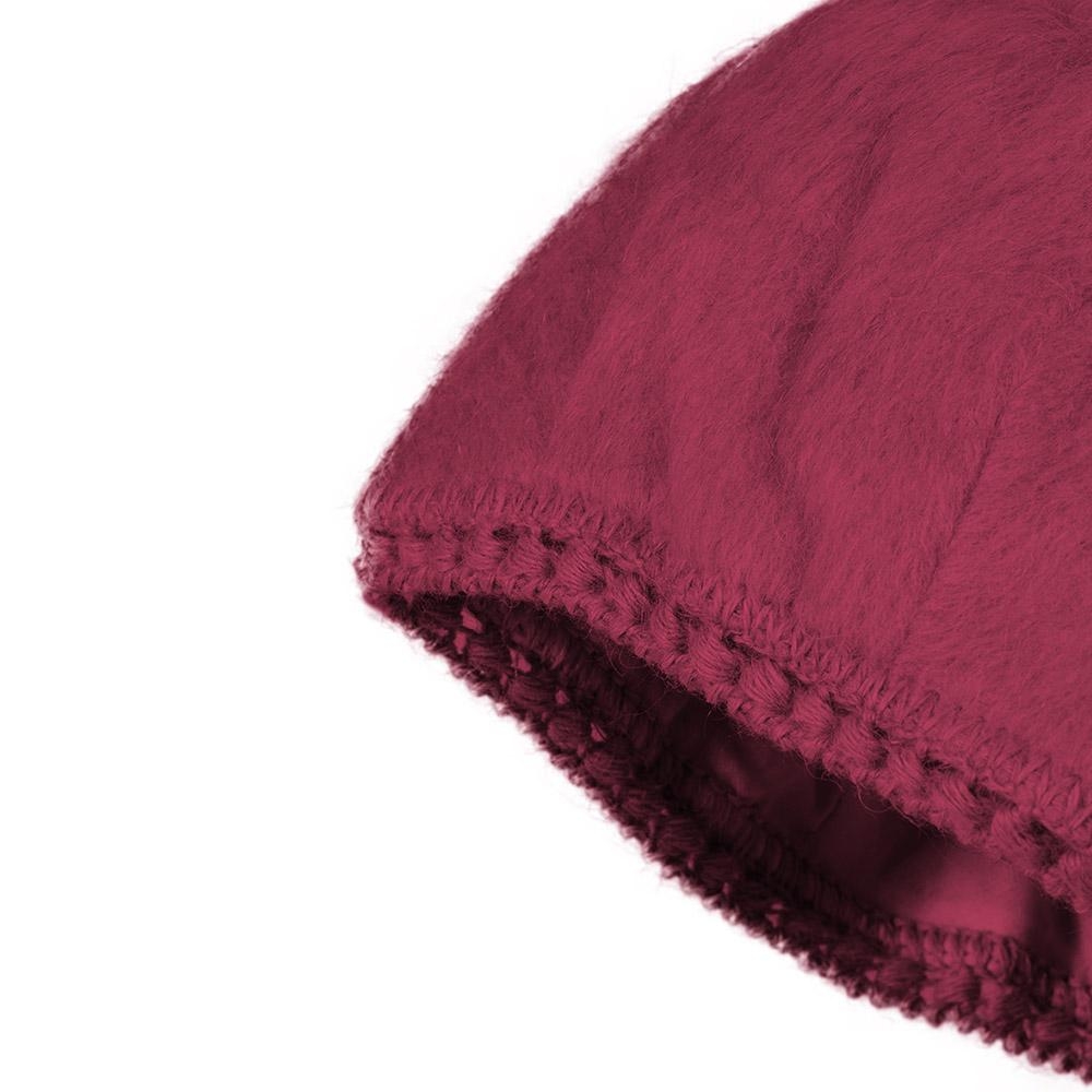 Maroon hat womens beret
