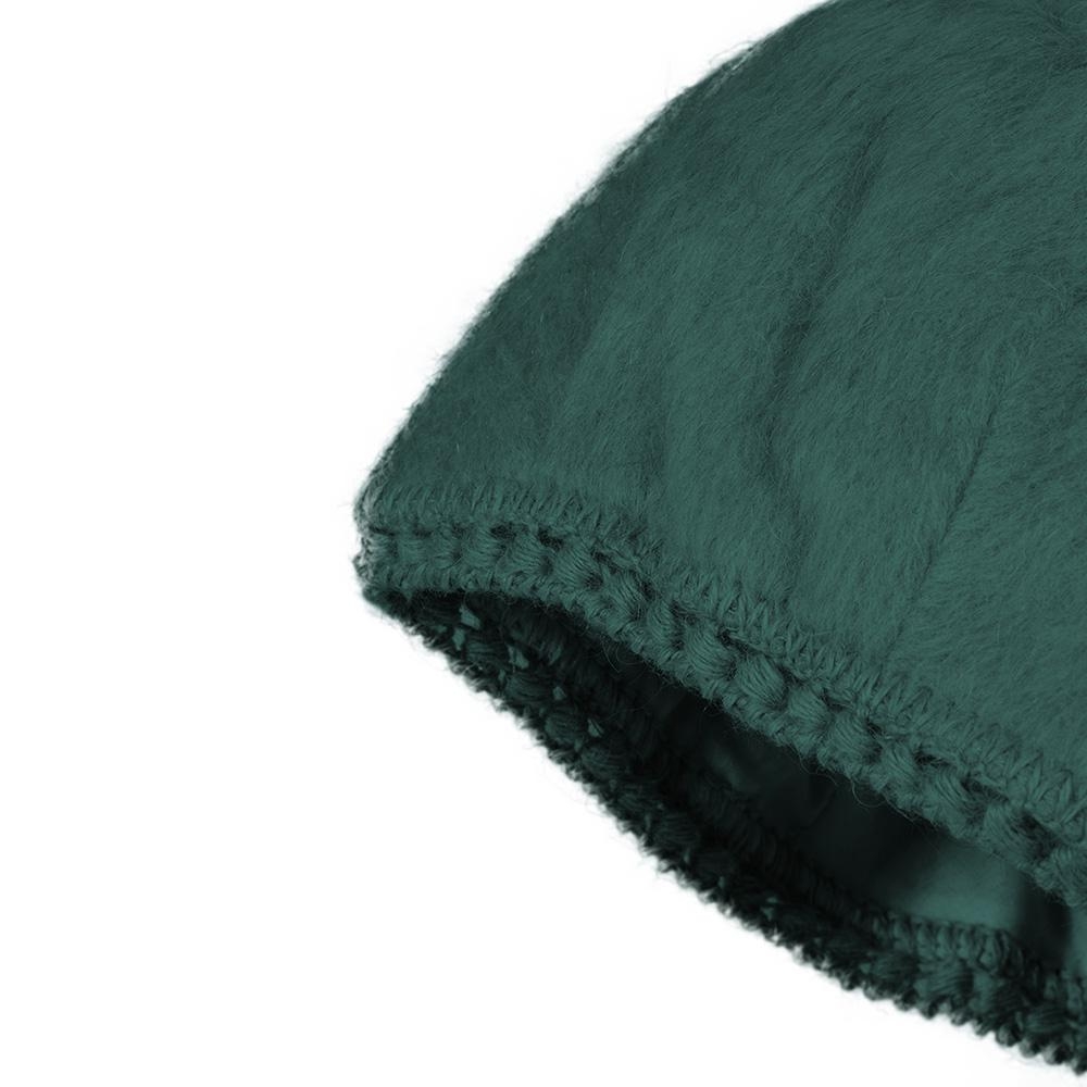 Beret hat navy green