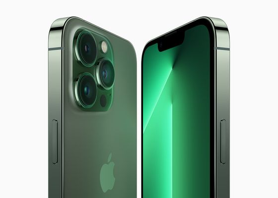 Apple iPhone 13 Pro 6GB RAM 128GB 5G Green(WITH USB-C 20W POWER ADAPTER ,TEMPERED GLASS PROTECTOR  AND MAGSAFE CLEAR CASE) Image