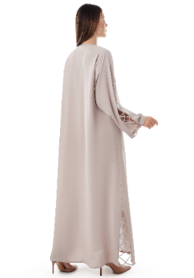 Contemporary Abaya With Sleeves Design