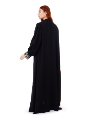 Abaya Modern Sleeves Design Black