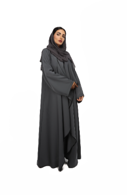 Color Neda fabric Abaya with stitching design