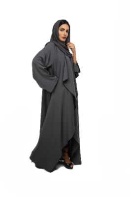 Color Neda fabric Abaya with stitching design